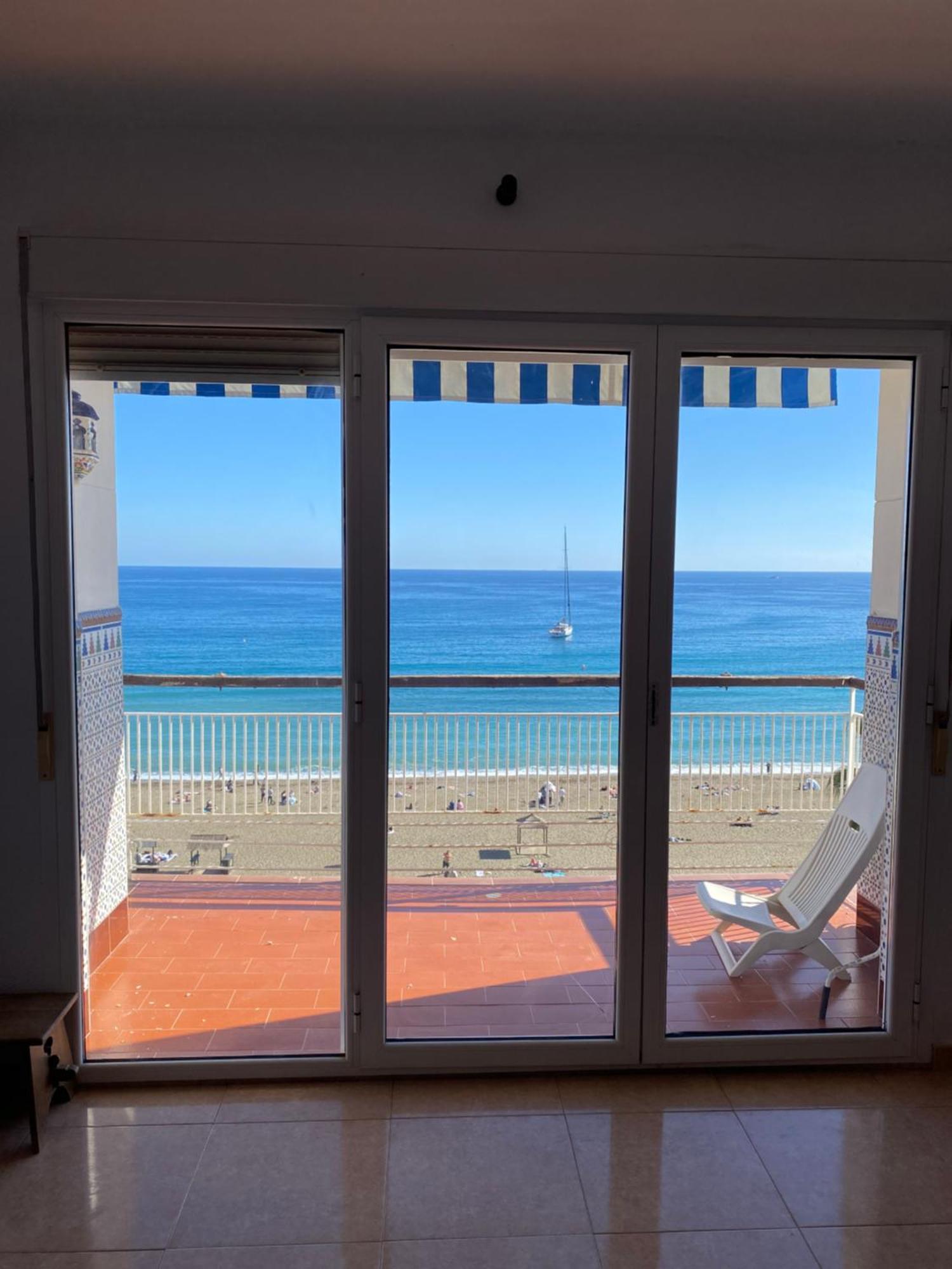 מאלגה Apartamento Con Terraza Vista Al Mar Malagueta מראה חיצוני תמונה